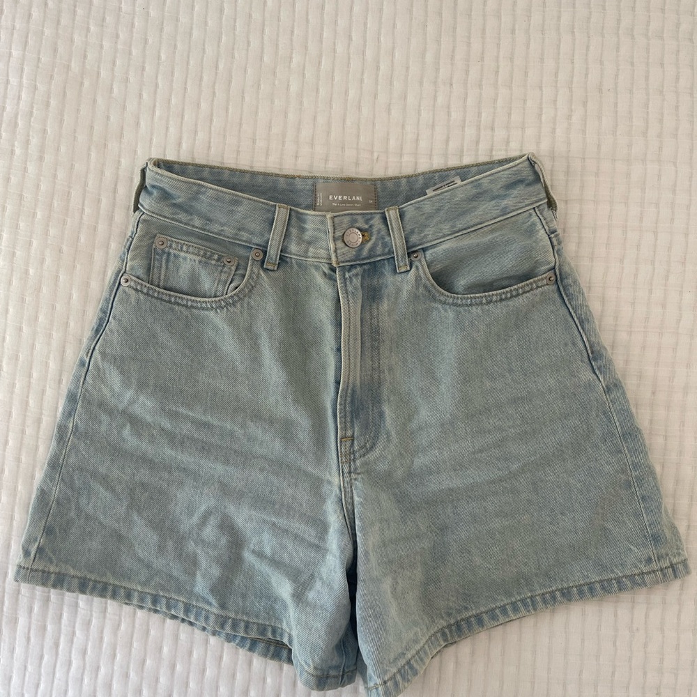 Everlane organic cotton Blue Jean Shorts